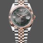 Replique Hommes Rolex Datejust 41-M126333 0001, Oystersteel, cadran argenté, Hommes Argenté