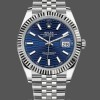 Replique Hommes Rolex Datejust 41-126334, Pre-owned, Blue Motif Dial, Jubilee Bracelet, Blue Dial