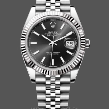 Replique Hommes - Rolex Datejust 41-126333 0017, acier et or jaune, cadran diamant MOP blanc, Oyster MOP