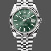 Replique Hommes - Rolex Datejust 41mm Acier inoxydable Cadran Vert Menthe - 126334 0030 Cadran Vert
