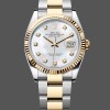 Replique Rolex Datejust 31-m278381RBR 0032, or rose, argent Motif floral Cadran diamant, lunette diamant, pour femme