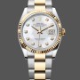 Replique Rolex Datejust 31-m278381RBR 0032, or rose, argent Motif floral Cadran diamant, lunette diamant, pour femme