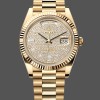 Replique Hommes Rolex Datejust 41-126333 0014, Or et acier, cadran noir, Hommes Noir