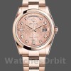 Replique Rolex Day-Date 36mm Unisex-118205-Rose Gold-Pink Jubilee Diamant Cadran Rose
