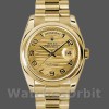 Replique Rolex Day-Date 36mm Unisex-118208-Arabic Numeral Wave-Champagne Cadran Champagne