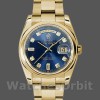 Replique Rolex Day-Date 36mm Unisex-118208-Blue Cadran Diamant Bleu