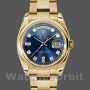 Replique Rolex Day-Date 36mm Unisex-118208-Blue Cadran Diamant Bleu