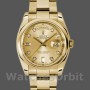 Replique Rolex Day-Date 36mm Unisex-118208-Champagne Cadran diamant Champagne