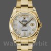 Replique Rolex Day-Date 36mm Unisex-118208-Meteorite Grey-Diamond Dial Grey