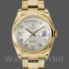 Replique Rolex Day-Date 36mm Unisex-118208-Silver Diamond Jubilee Dial Silver