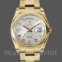 Replique Rolex Day-Date 36mm Unisex-118208-Silver Diamond Jubilee Dial Silver