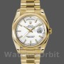 Replique Rolex Day-Date 36mm Unisex-118208-White Dial White unisexe