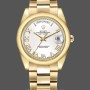 Replique Rolex Day-Date 36mm Unisex-118208-White Roman Dial-Roman Numerals White (Unisexe)