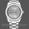 Replique Rolex Day-Date 36mm Unisex-118209-Cadran argenté Silver
