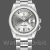 Replique Rolex Day-Date 36mm Unisex-118209-Argent Cadran Diamant-Automatique Argent