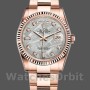 Replique Rolex Day-Date 36mm Unisex-118235-Météorite Cadran diamant Météorite
