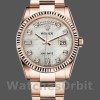 Replique Rolex Day-Date 36mm Unisex-118235-Mother of Pearl-White Dial MOP pour unisexe
