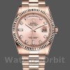 Replique Rolex Day-Date 36mm Femme-118235-Pink Diamond Dial Pink pour Femme