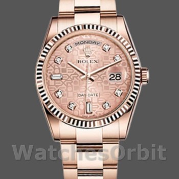 Replique Rolex Day-Date 36mm Femmes-118235-Pink Jubilee Dial Pink Jubilee<br />