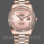 Replique Rolex Day-Date 36mm Femmes-118235-Pink Roman Numeral Dial Pink pour Femmes