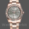 Replique Rolex Day-Date 36mm Unisex-118235-Rhodium Grey Dial Rhodium Grey