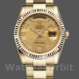 Replique Rolex Day-Date 36mm Unisex-118238-Arabic Numeral Wave-Champagne Cadran Champagne