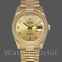 Replique Rolex Day-Date 36mm Unisex-118238-Champagne Cadran-Arabic Numeral Champagne