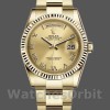 Replique Rolex Day-Date 36mm Unisex-118238-Cadran Champagne-Or jaune Champagne
