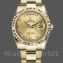 Replique Rolex Day-Date 36mm Unisex-118238-Cadran Champagne-Or jaune Champagne