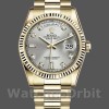 Replique Rolex Day-Date 36mm Unisex-118238-Argent Cadran Diamant Argent