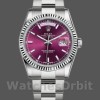 Replique Rolex Day-Date 36mm Femme-118239-Cherry Dial-White Gold Cherry pour Femme