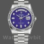 Replique Rolex Day-Date 36mm Unisex-118239-Diamond-Lapis Lazuli Bleu Cadran Bleu