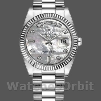 Replique Rolex Day-Date 36mm Unisex-118239-MOP Cadran MOP