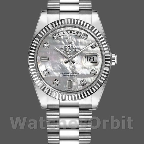 Replique Rolex Day-Date 36mm Unisex-118239-MOP Cadran MOP