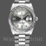 Replique Rolex Day-Date 36mm Unisex-118239-Rhodium Cadran gris Rhodium<br />