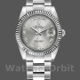 Replique Rolex Day-Date 36mm Unisex-118239-Rhodium Cadran romain Rhodium