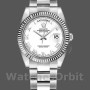 Replique Rolex Day-Date 36mm Unisex-118239-Or blanc-Cadran chiffres romains blanc Unisexe<br />