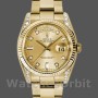 Replique Rolex Day-Date 36mm Unisex-118338-Champagne Cadran Diamants Champagne