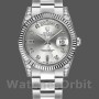 Replique Rolex Day-Date 36mm Unisex-118339-Cadran argenté-Nucléaire argenté