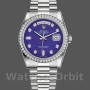 Replique Rolex Day-Date 36mm Unisex-118346-Lapis Lazuli Cadran Bleu Bleu unisexe