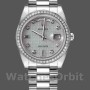 Replique Rolex Day-Date 36mm Unisex-118346-Oxford Motif Diamant Cadran Météorite<br />