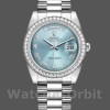 Replique Rolex Day-Date 36mm Unisex-118346-Roman-Ice Blue Dial Ice Blue