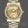 Replique Rolex Day-Date 36mm Unisex-118348-Cadran Champagne-Or jaune Champagne