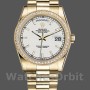 Replique Rolex Day-Date 36mm Unisex-118348-Or jaune Cadran blanc Blanc<br />