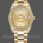 Replique Rolex Day-Date 36mm Unisex-118388-Champagne Cadran Index Champagne