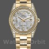Replique Rolex Day-Date 36mm Unisex-118388-Couronne diamant Cadran météorite Météorite<br />