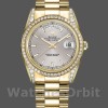 Replique Rolex Day-Date 36mm Unisex-118388-Or jaune Cadran index argenté Argent