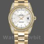 Replique Rolex Day-Date 36mm Unisex-118388-Or jaune Cadran blanc Blanc<br />