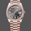 Replique Rolex Day-Date 36mm Unisex-128345RBR-Cadran ardoise-or Everose Ardoise