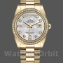 Replique Rolex Day-Date 36mm Unisexe-128348RBR-MOP Cadran-Or jaune MOP pour unisexe